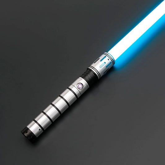 TXQSABER Heavy Dueling RGB Lightsaber NeoPixel SNV4 Smooth Swing Metal Hilt with Strap Blaster Force Jedi Cosplay Toys for Adult
