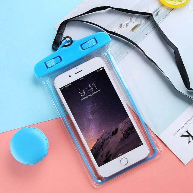 Universal Waterproof Phone Case Swimming Water Proof Bag Underwater Protector Pouch Cover For iPhone Samsung below 6.7" Phone