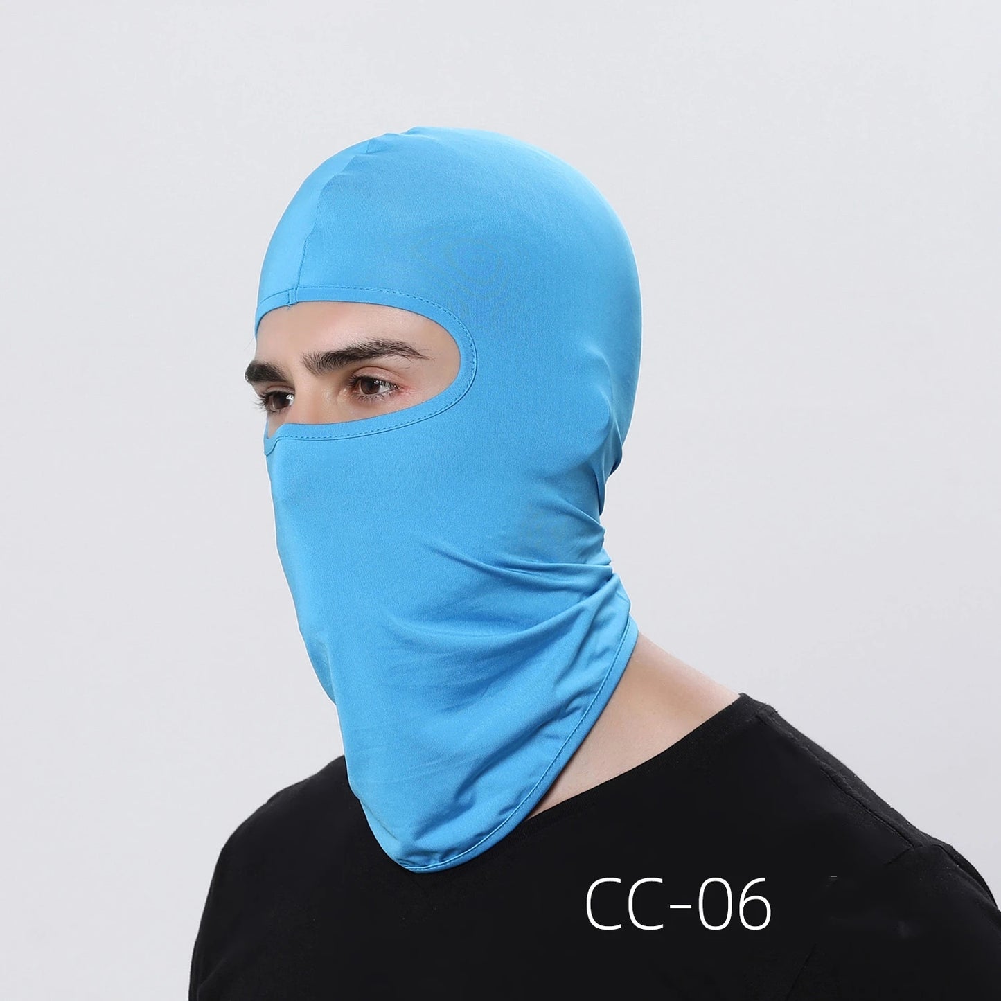 Breathable Balaclava Motorcycle Face Mask Moto Helmet Bandana Hood Windproof Dustproof Face Shield Men's MTB Bike Full Face Mask