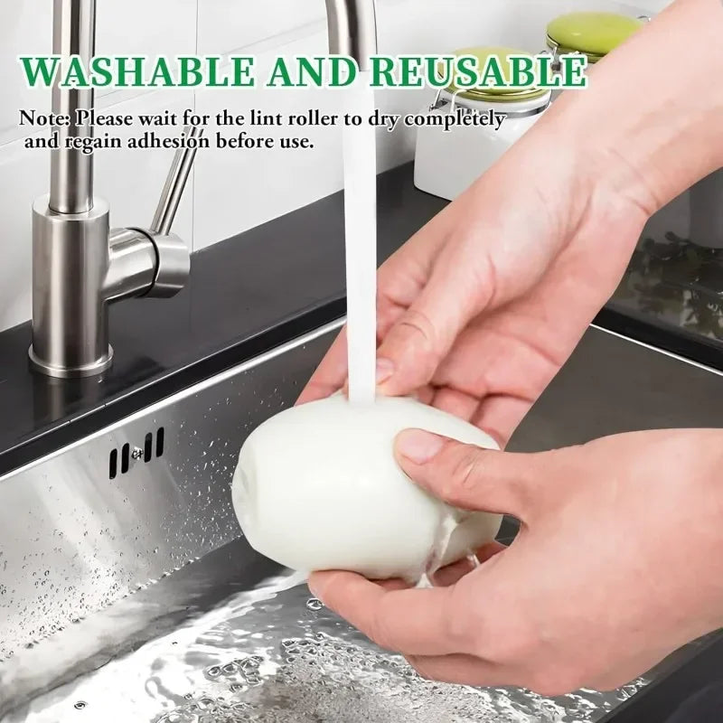 Washable Lint Remover Clothes Roller Portable Pet Hair Remover Dust Removal Eliminator Brush Hair Sticky Cleaning Tools