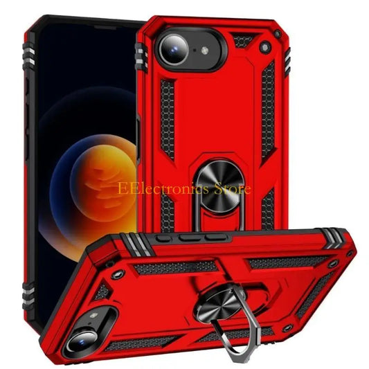 B03C Shockproof Case with Stylish Shield  Designs & Hands frees  Viewing Stand Protective Case Simple Installation for phone