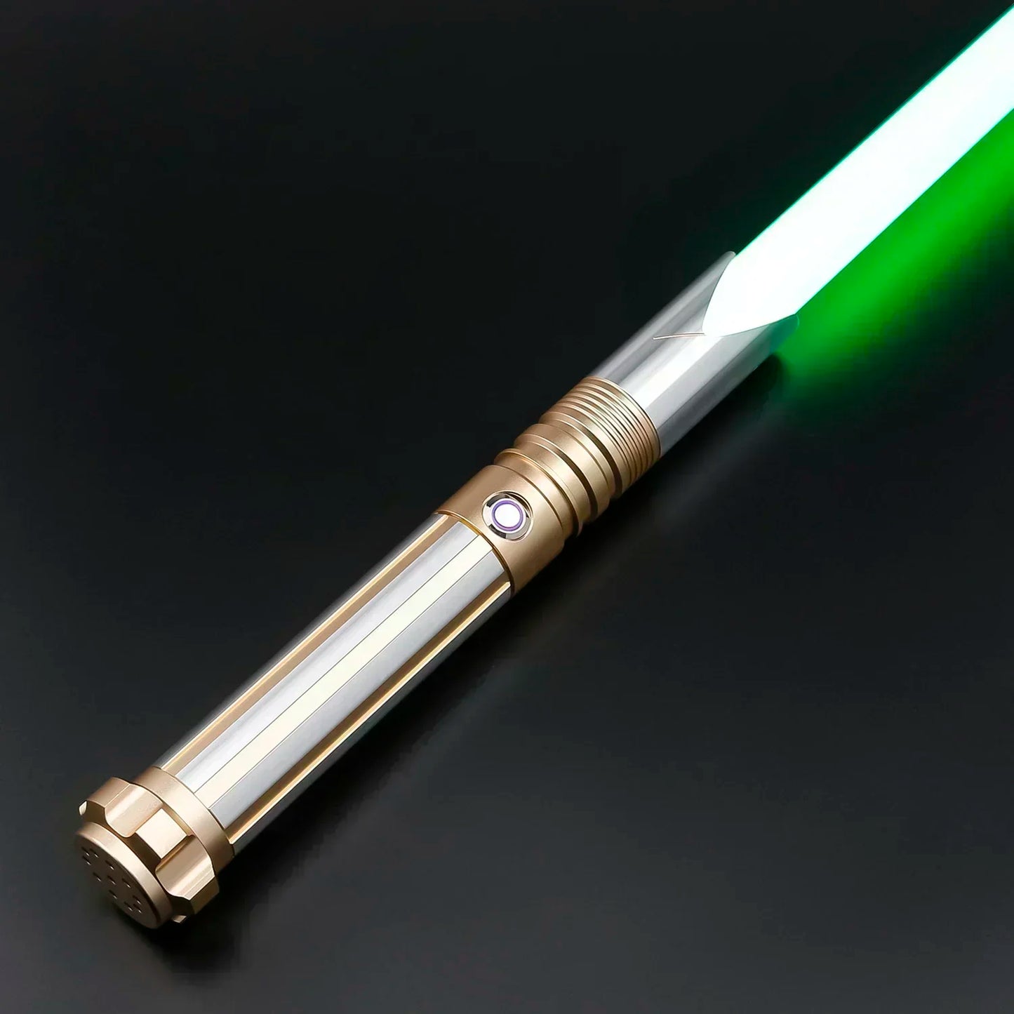 TXQSABER Heavy Dueling RGB Lightsaber NeoPixel SNV4 Smooth Swing Metal Hilt with Strap Blaster Force Jedi Cosplay Toys for Adult