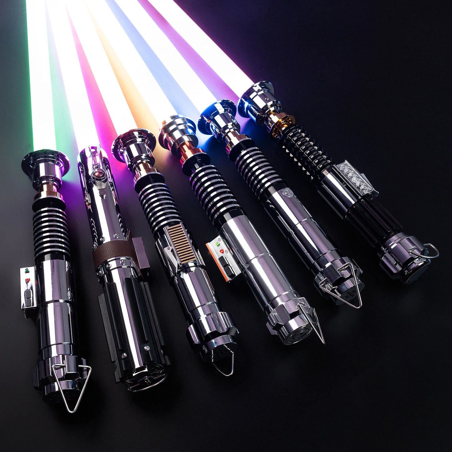 DamienSaber Luke Skywalker Lightsaber Bluetooth Heavy Dueling Light Saber Infinite Color Changing Metal Hilt 34 Sound Fonts