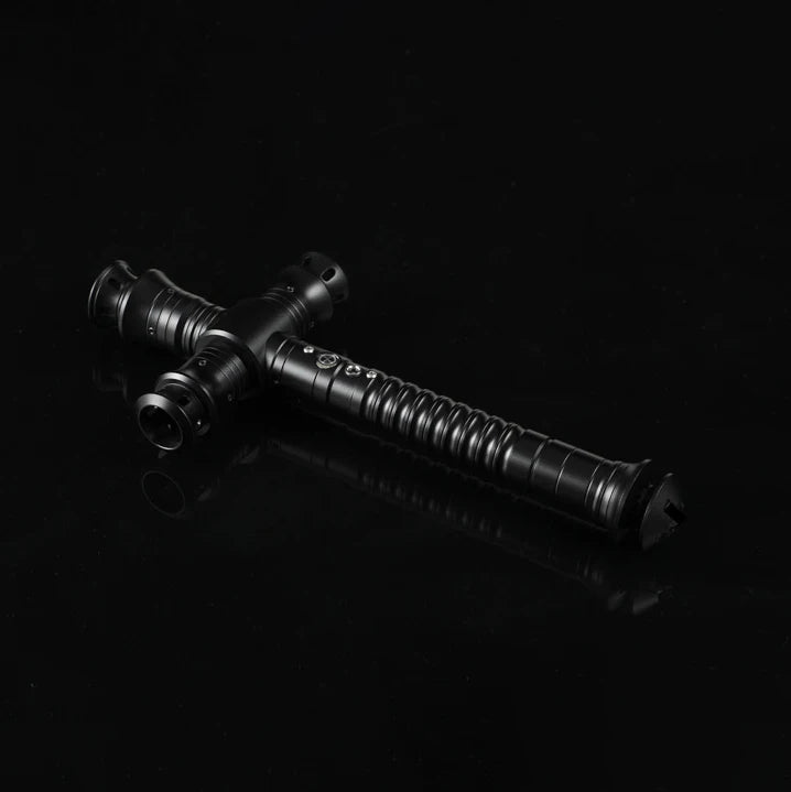 Yanqing Kylo Cross RGB Lightsaber Metal Hilt With 10 Set Sound Fonts Ren Smoth Swing Heavy Dueling Pixel Laser Sword Toys