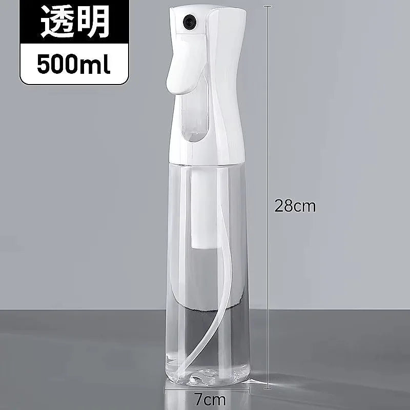 500/300/200ml Hair Spray Bottle Refillable Bottles Continuous Mist Watering Can Automatic Salon Barber Water Sprayer Hair Tools