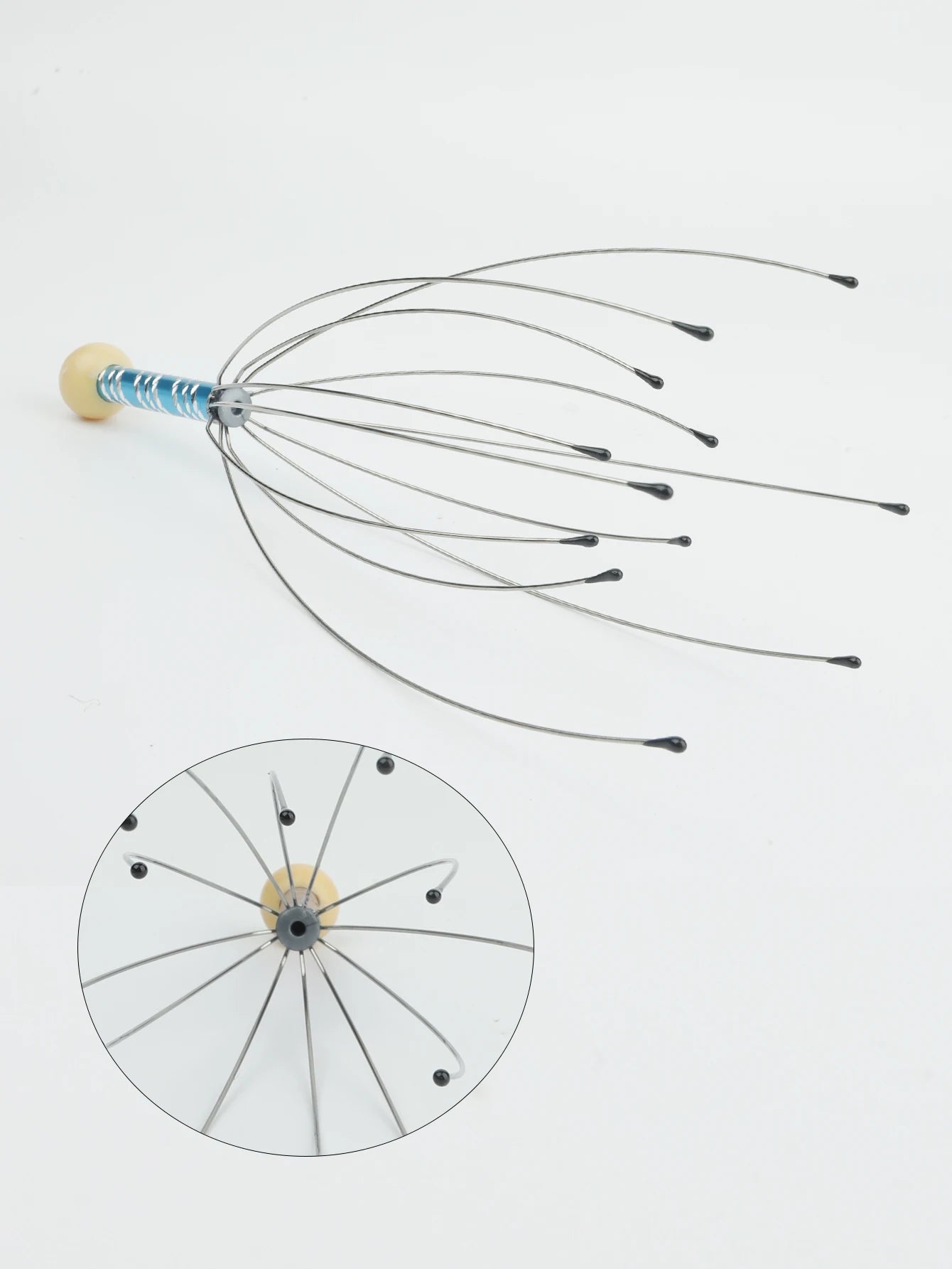 1/2sopus Head Massager Scalp Massage Claw Soul Extractor Relieves Tension Muscle Relaxation Relief Tiredness Massager Care Tools