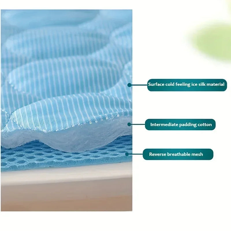 NEW Pet Cooling Mat Summer Cat and Dog Sofa Mat Soft Ice Silk Cold Feeling Nest Mat Summer Dog Cooling Mat Pet Products Dog Beds