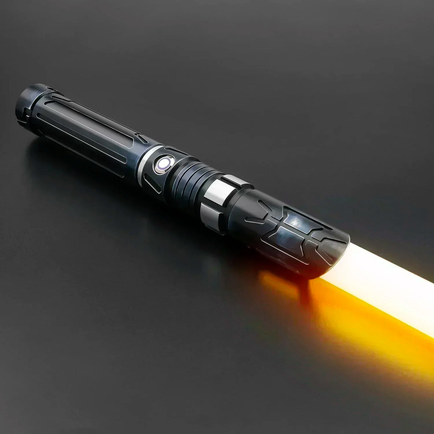 TXQSABER Heavy Dueling RGB Lightsaber NeoPixel SNV4 Smooth Swing Metal Hilt with Strap Blaster Force Jedi Cosplay Toys for Adult