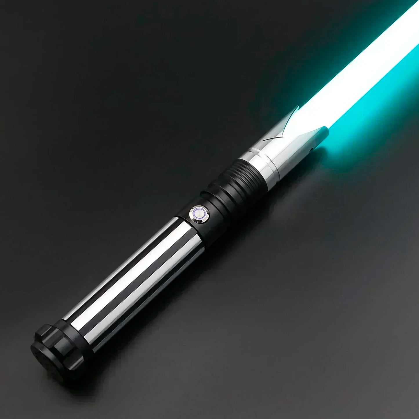 TXQSABER Heavy Dueling RGB Lightsaber NeoPixel SNV4 Smooth Swing Metal Hilt with Strap Blaster Force Jedi Cosplay Toys for Adult