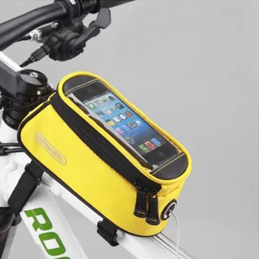 12496 BICYCLE BAGS CYCLING BIKE FRAME IPHONE BAGS  HOLDER PANNIER MOBILE PHONE BAG CASE POUCH