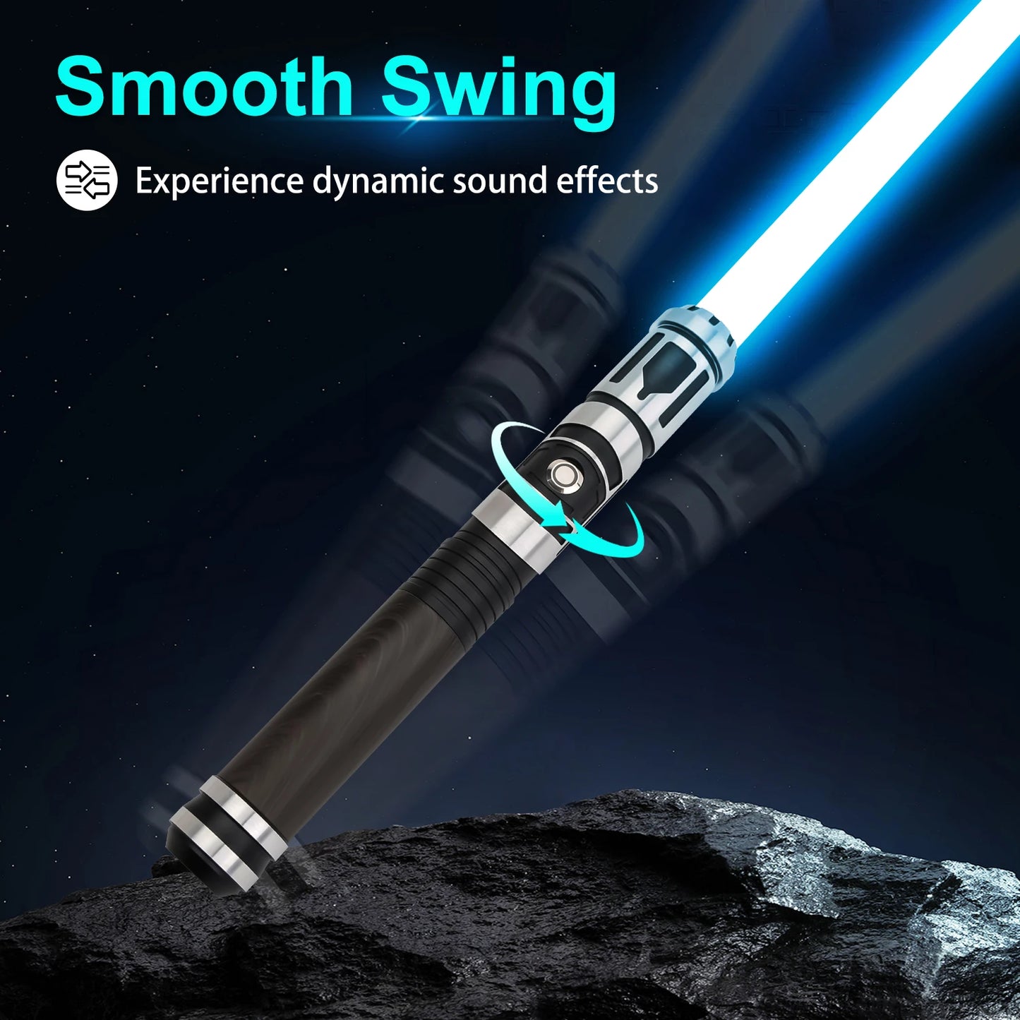 TXQSABER Heavy Dueling Lightsaber Neo Pixel SNV4 Smooth Swing Metal Hilt Laser Sword Blaster Force Cosplay Toys 1977saberfeast