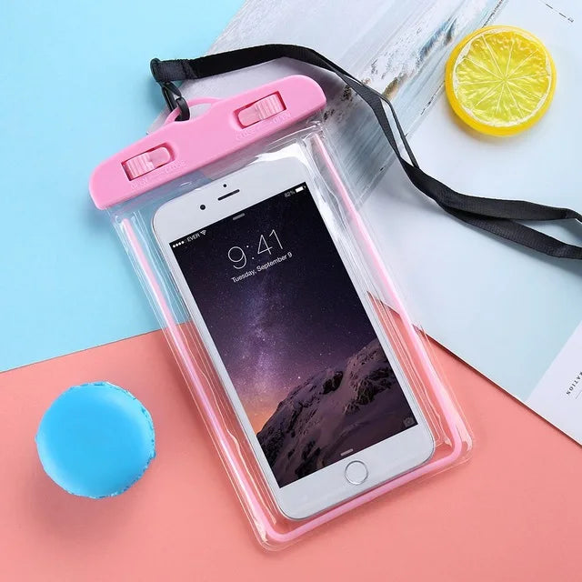 Universal Waterproof Phone Case Swimming Water Proof Bag Underwater Protector Pouch Cover For iPhone Samsung below 6.7" Phone