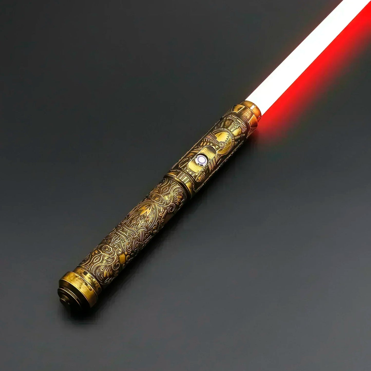 TXQSABER Heavy Dueling RGB Lightsaber NeoPixel SNV4 Smooth Swing Metal Hilt with Strap Blaster Force Jedi Cosplay Toys for Adult