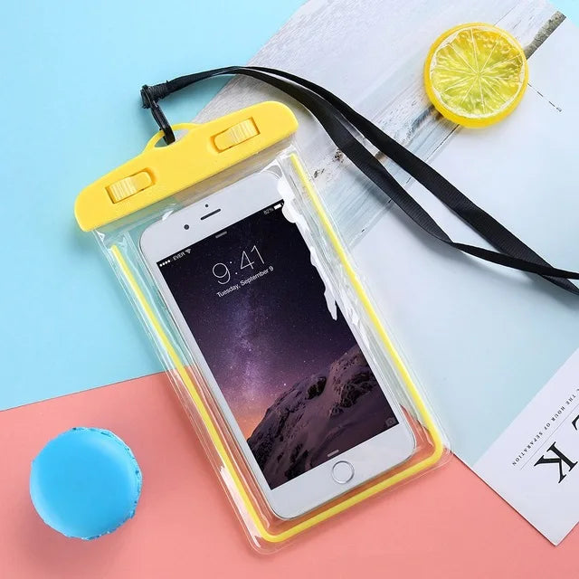 Universal Waterproof Phone Case Swimming Water Proof Bag Underwater Protector Pouch Cover For iPhone Samsung below 6.7" Phone