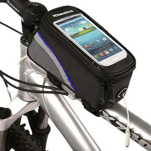 12496 BICYCLE BAGS CYCLING BIKE FRAME IPHONE BAGS  HOLDER PANNIER MOBILE PHONE BAG CASE POUCH