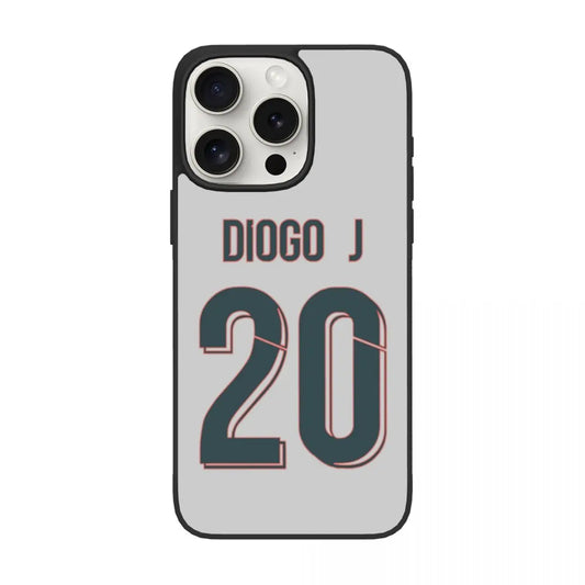 Diogo Jota Soccer Football Phone Case For iPhone 15 Pro TPU Shockproof Phone Cover