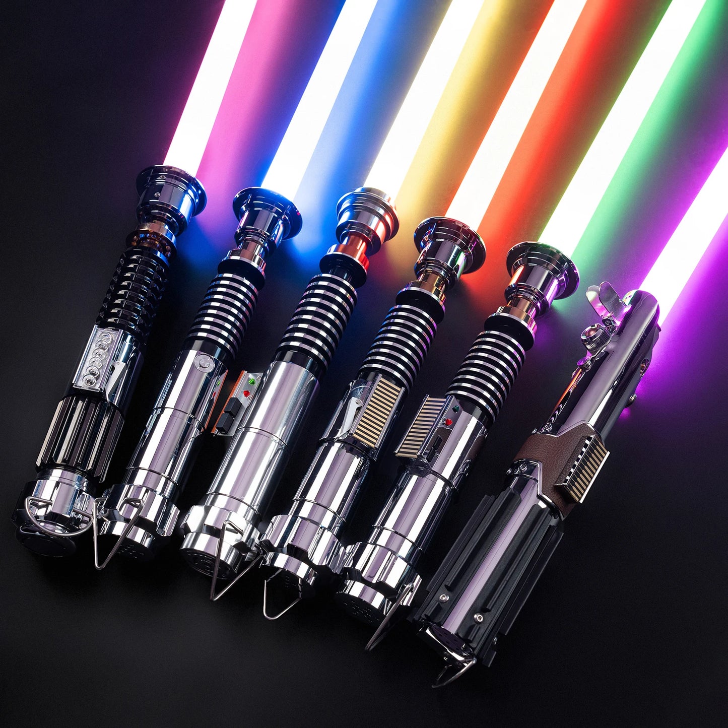 DamienSaber Luke Skywalker Lightsaber Bluetooth Heavy Dueling Light Saber Infinite Color Changing Metal Hilt 34 Sound Fonts
