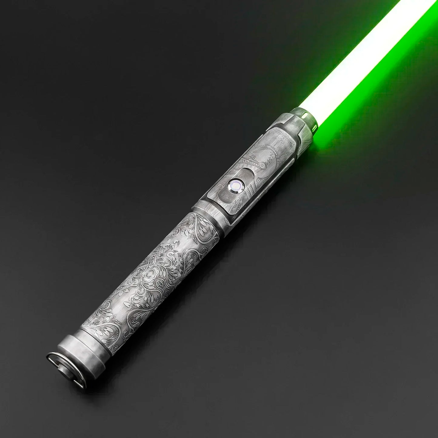 TXQSABER Heavy Dueling RGB Lightsaber NeoPixel SNV4 Smooth Swing Metal Hilt with Strap Blaster Force Jedi Cosplay Toys for Adult