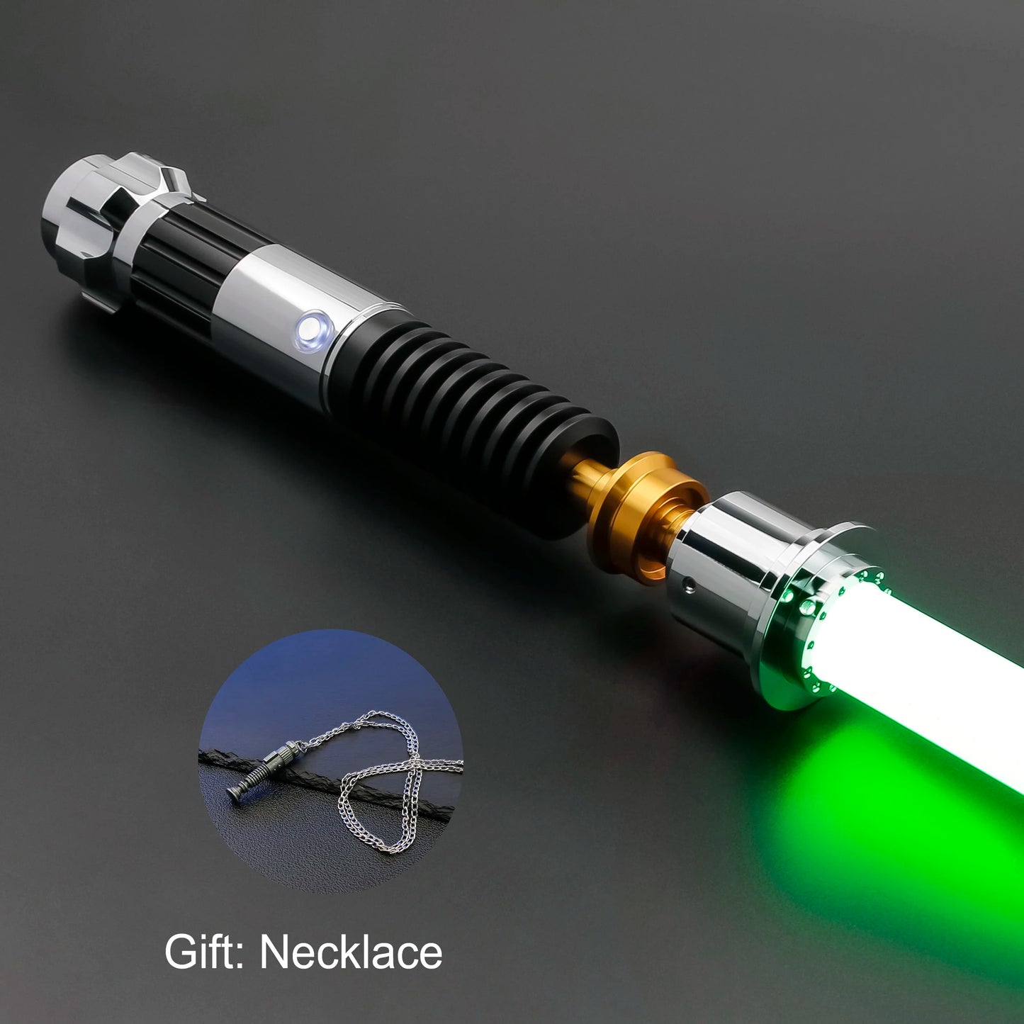 TXQSABER Obiwan Kenobi Lightsaber Neo Pixel SNV4 Proffie Smooth Swing App Control Metal Hilt Laser Saber Replica Cosplay Toys