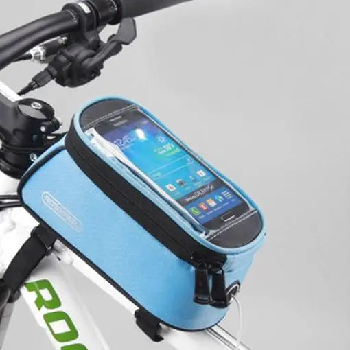 12496 BICYCLE BAGS CYCLING BIKE FRAME IPHONE BAGS  HOLDER PANNIER MOBILE PHONE BAG CASE POUCH
