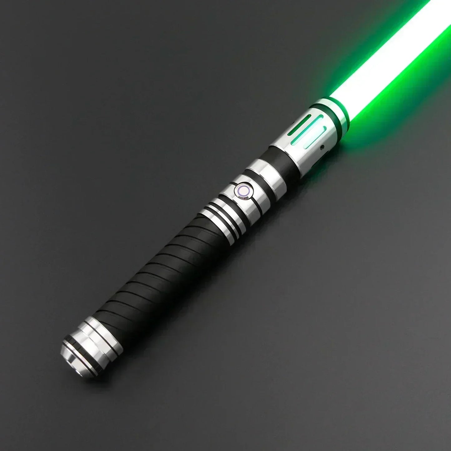TXQSABER Heavy Dueling RGB Lightsaber NeoPixel SNV4 Smooth Swing Metal Hilt with Strap Blaster Force Jedi Cosplay Toys for Adult