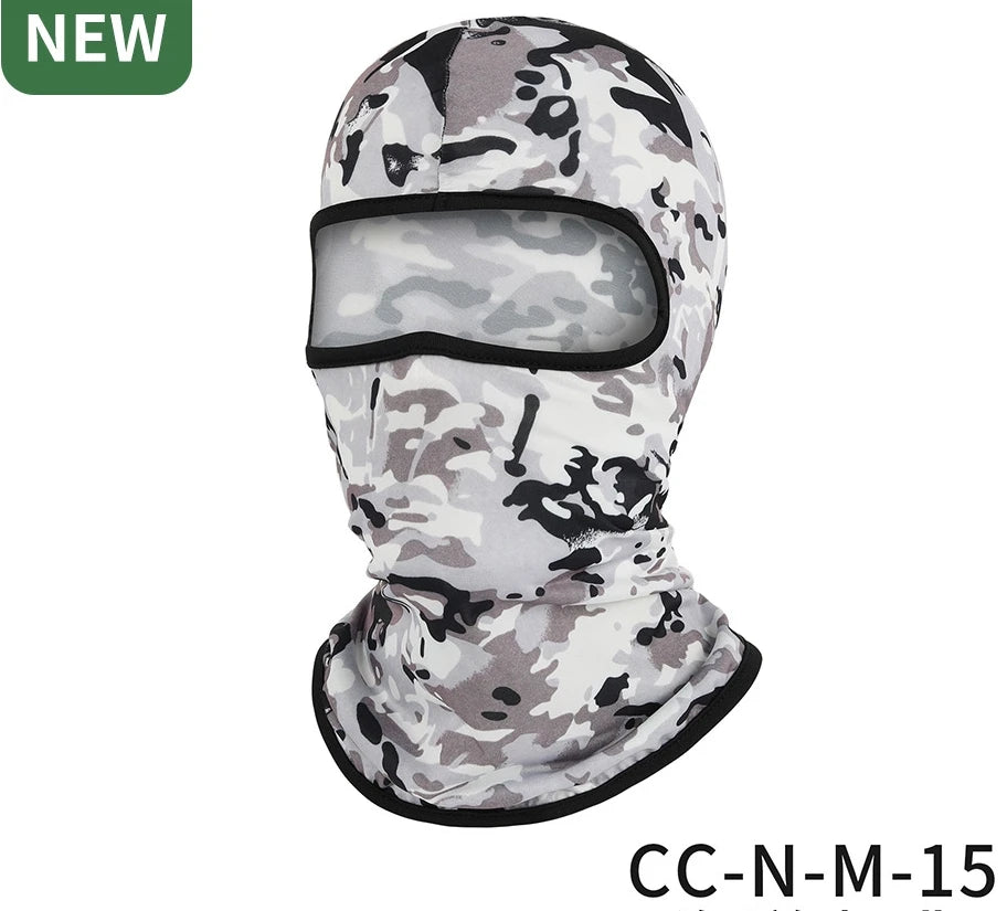 Breathable Balaclava Motorcycle Face Mask Moto Helmet Bandana Hood Windproof Dustproof Face Shield Men's MTB Bike Full Face Mask
