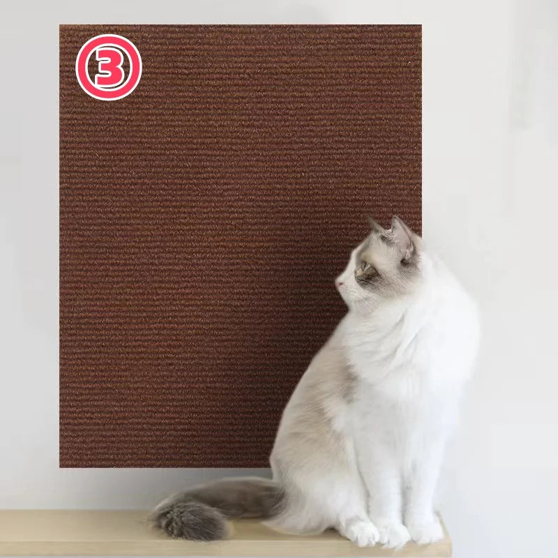 Anti Cat Scratch Sofa Cat Crawling Mat Sofa Protection Grinding Climbing Frame Self-adhesive Carpet Cats Scratch Board Cat Toys