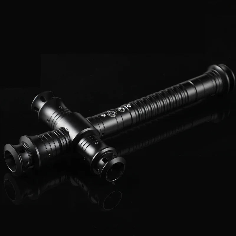 Yanqing Kylo Cross RGB Lightsaber Metal Hilt With 10 Set Sound Fonts Ren Smoth Swing Heavy Dueling Pixel Laser Sword Toys
