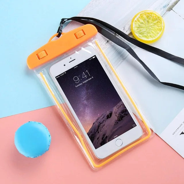 Universal Waterproof Phone Case Swimming Water Proof Bag Underwater Protector Pouch Cover For iPhone Samsung below 6.7" Phone