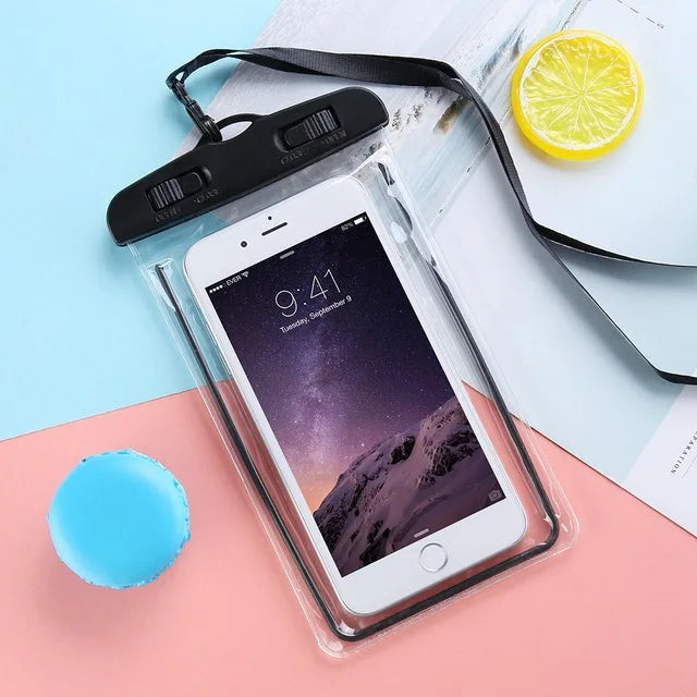 Universal Waterproof Phone Case Swimming Water Proof Bag Underwater Protector Pouch Cover For iPhone Samsung below 6.7" Phone
