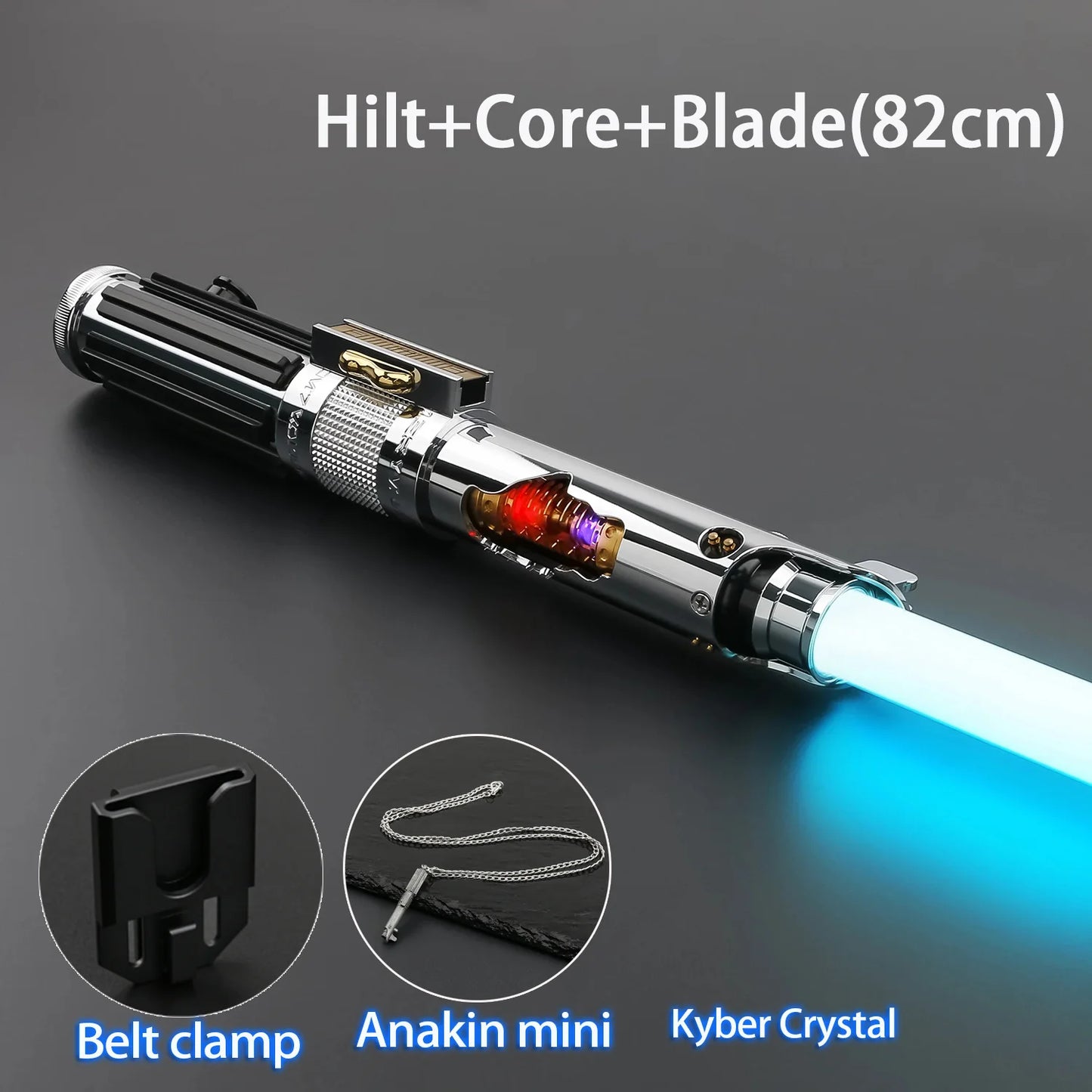 TXQSABER High Quality Anakin Series Replica Lightsaber Metal Hilt Heavy Dueling RGB Pixel Laser Sword 27 Sets Soundfonts Cosplay