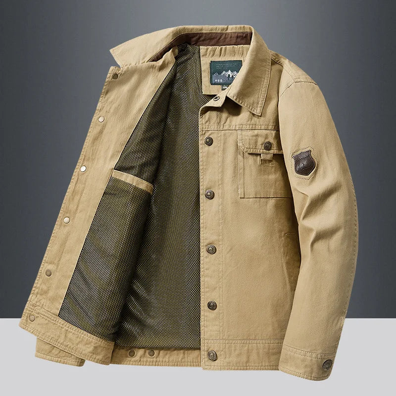 Spring Autumn Jacket Men Cotton Windbreaker Bomber Coat Military Men's Tactics Jackets Man Cargo Casual Jacket Mens Clothes New