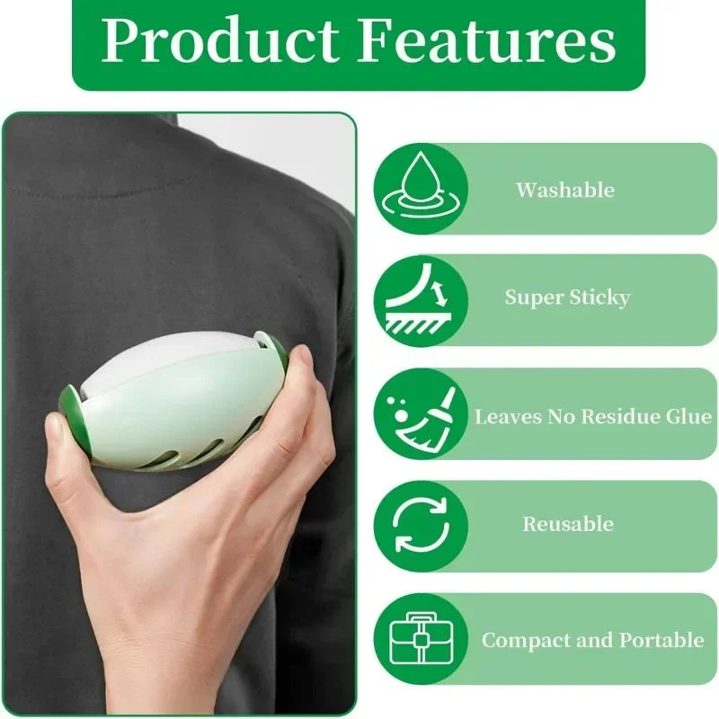 Washable Lint Remover Clothes Roller Portable Pet Hair Remover Dust Removal Eliminator Brush Hair Sticky Cleaning Tools