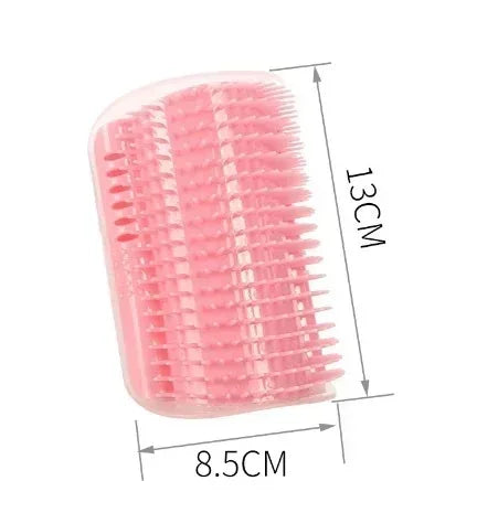 New pet Cat Corner Scrubber Massager Cat Scratching Scratching Scratcher Cat Brush Comb Massage Corner Brush Pet Supplies