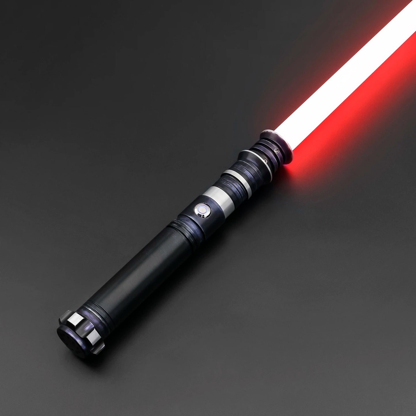 TXQSABER Heavy Dueling RGB Lightsaber NeoPixel SNV4 Smooth Swing Metal Hilt with Strap Blaster Force Jedi Cosplay Toys for Adult