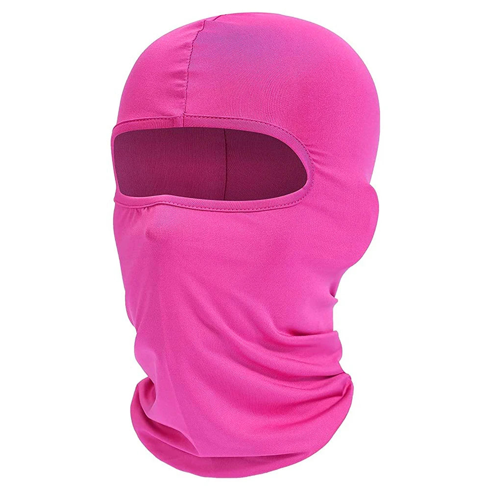 Breathable Balaclava Motorcycle Face Mask Moto Helmet Bandana Hood Windproof Dustproof Face Shield Men's MTB Bike Full Face Mask