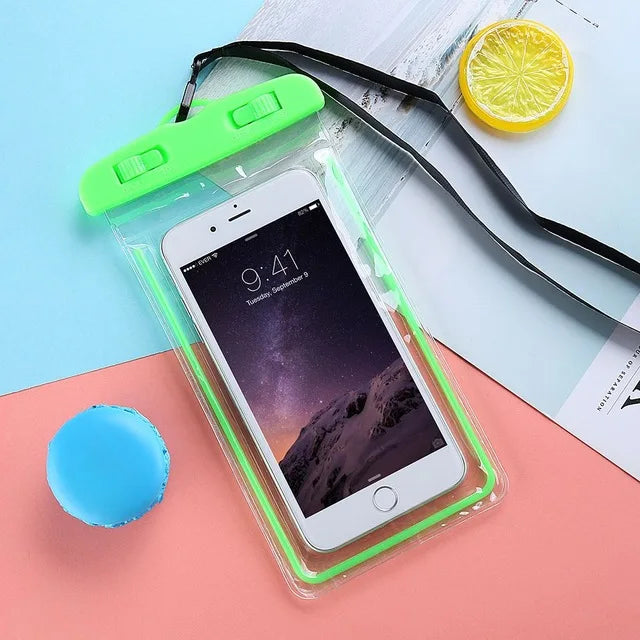 Universal Waterproof Phone Case Swimming Water Proof Bag Underwater Protector Pouch Cover For iPhone Samsung below 6.7" Phone