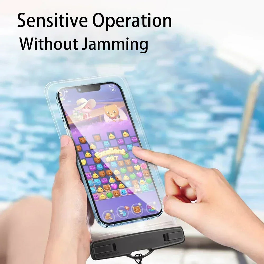 Universal Waterproof Phone Case Swimming Water Proof Bag Underwater Protector Pouch Cover For iPhone Samsung below 6.7" Phone