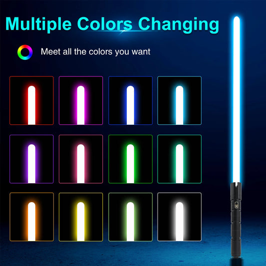 TXQSABER Lightsaber Neo Pixel SNV4 Pro Smooth Swing Metal Handle Blaster Force Laser Sword Cosplay Toys Replica Dark Sith Qimir