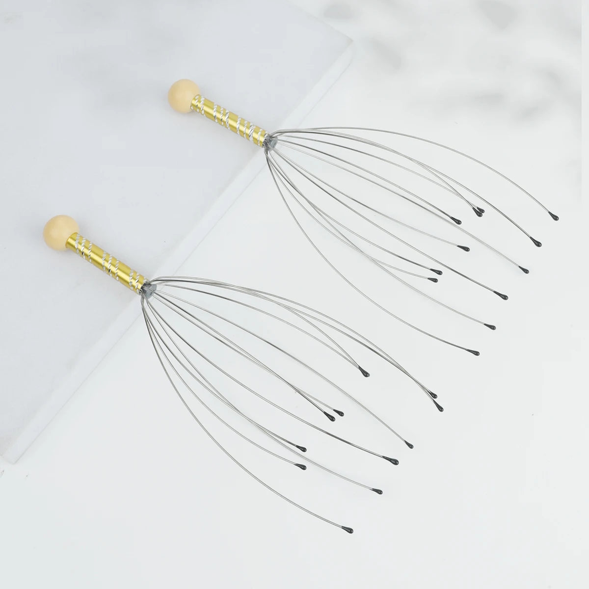 1/2sopus Head Massager Scalp Massage Claw Soul Extractor Relieves Tension Muscle Relaxation Relief Tiredness Massager Care Tools