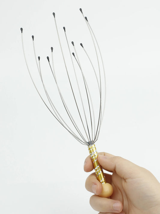 1/2sopus Head Massager Scalp Massage Claw Soul Extractor Relieves Tension Muscle Relaxation Relief Tiredness Massager Care Tools